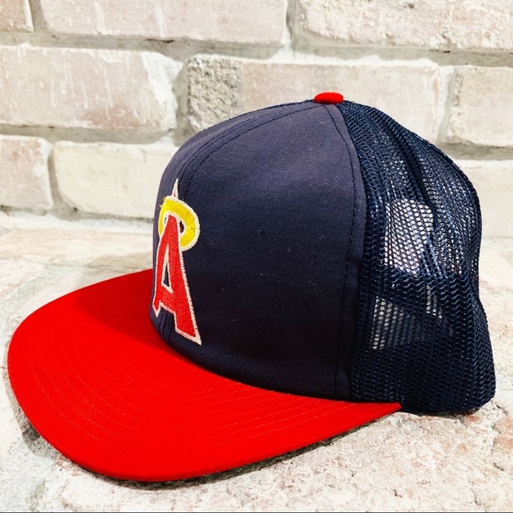 🔥 Vintage MLB Anaheim Angels SnapBack Hat - Picture 3 of 5